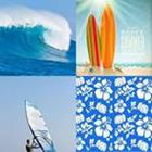 4 images 1 mot 4 lettres SURF
