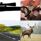4 images 1 mot 6 lettres CHASSE