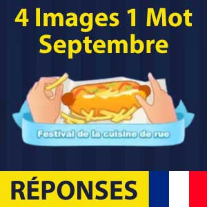 4 images 1 mot Énigme Journalière Septembre 2025