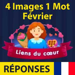 4 images 1 mot Énigme Journalière Février 2026